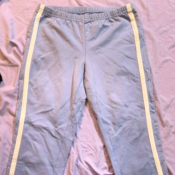TWO Pairs of Urban Outfitters Jogger/Legging style Capris, Lt Bl & Blk, SMALL - Picture 2 of 13